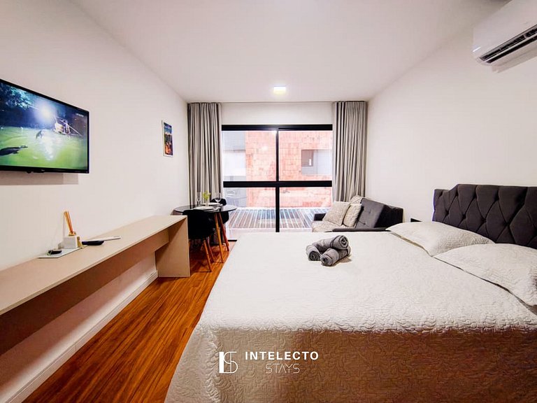 Ap 203 • Central, Piscina, Academia, Ar Cond.