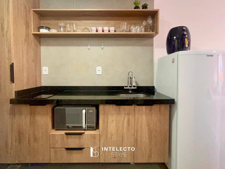 Ap 213 • Central, Piscina, Academia, Ar Cond.