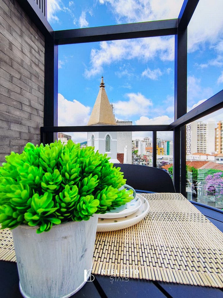 GO937-Apê 33. Studio no coração de Poços