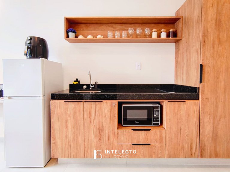 GO937-Apê 32. Studio no coração de Poços