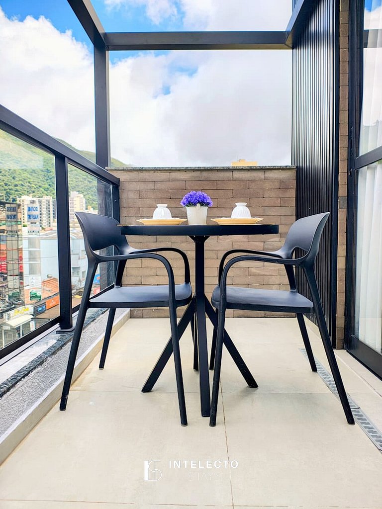 GO937-Apê 31. Studio no coração de Poços