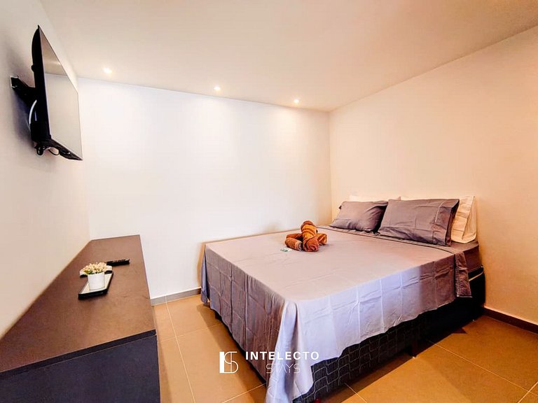 GO937-Apê 13. Studio no coração de Poços