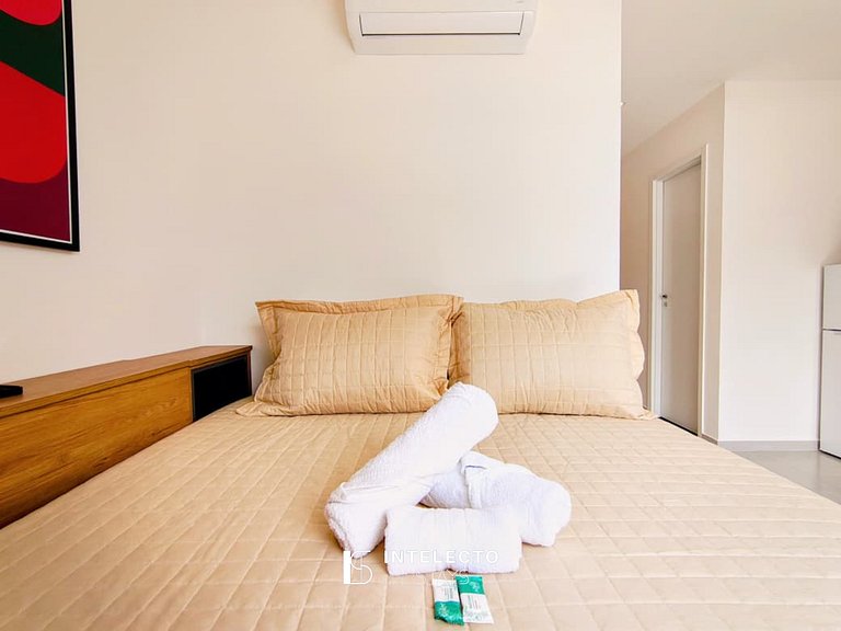 GO937-Apê 31. Studio no coração de Poços