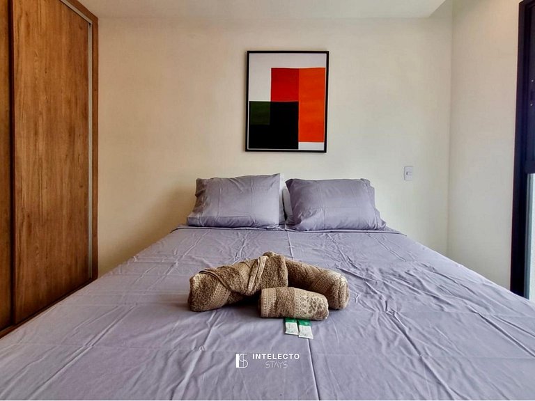 GO937-Apê 22. Studio no coração de Poços