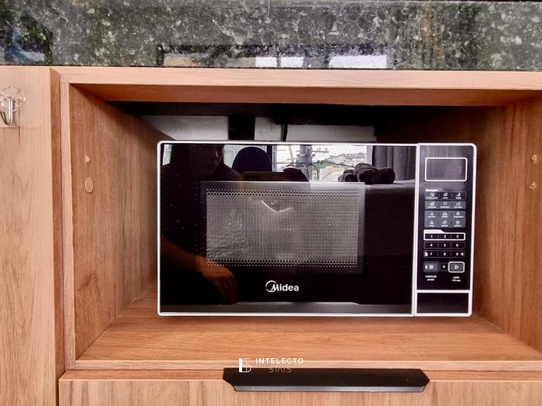 GO937-Apê 22. Studio no coração de Poços c/ar cond