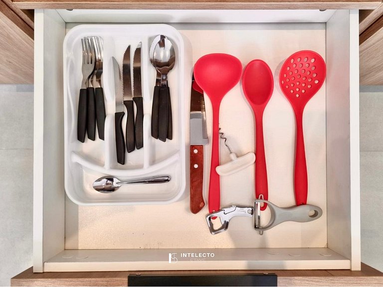 GO937-Apê 22. Studio no coração de Poços