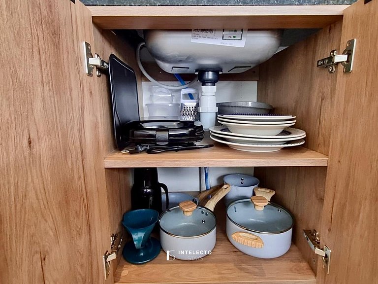 GO937-Apê 12. Studio no coração de Poços