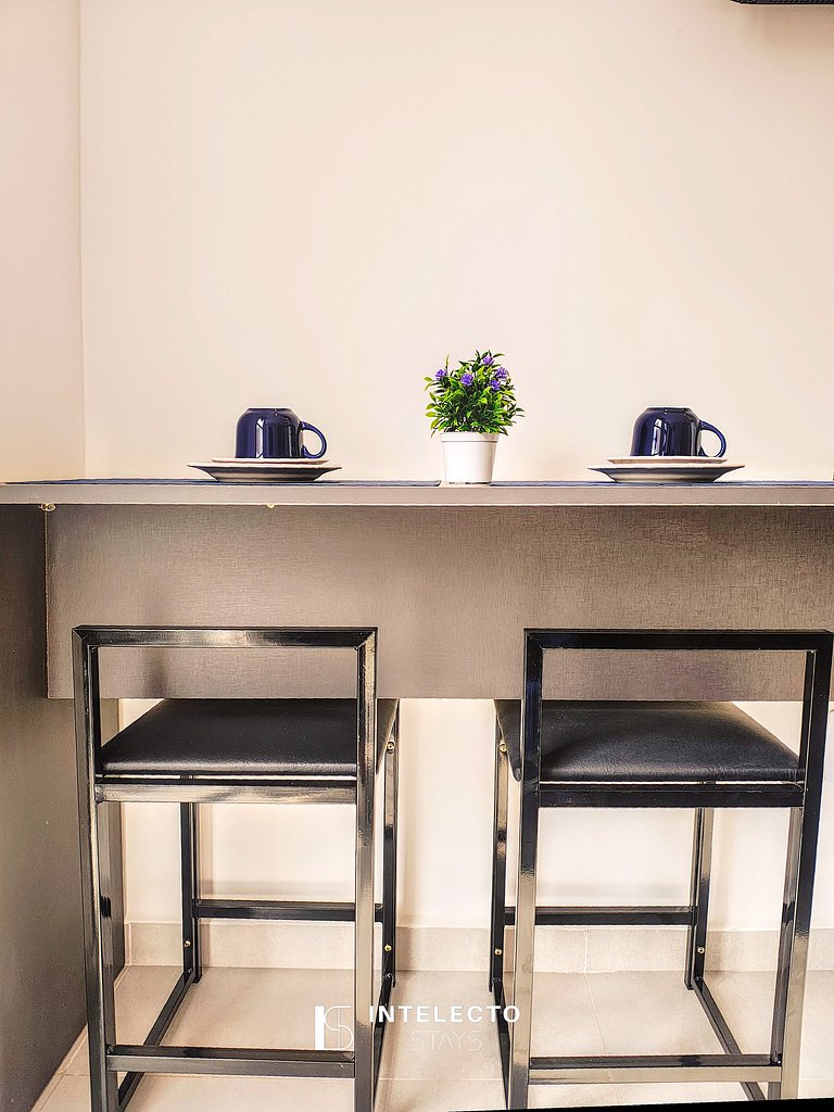 GO937-Apê 12. Studio no coração de Poços