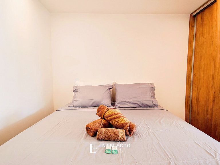 GO937-Apê 13. Studio no coração de Poços