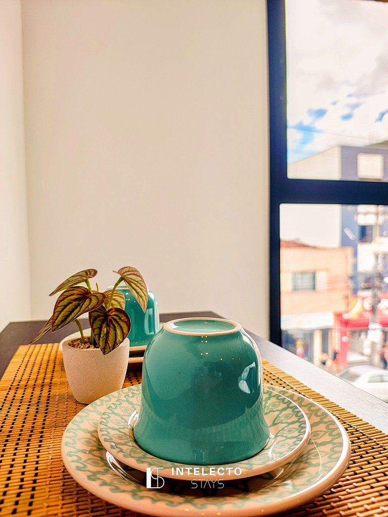 GO937-Apê 21. Studio no coração de Poços