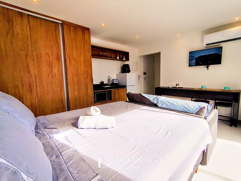 GO937-Apê 21. Studio no coração de Poços