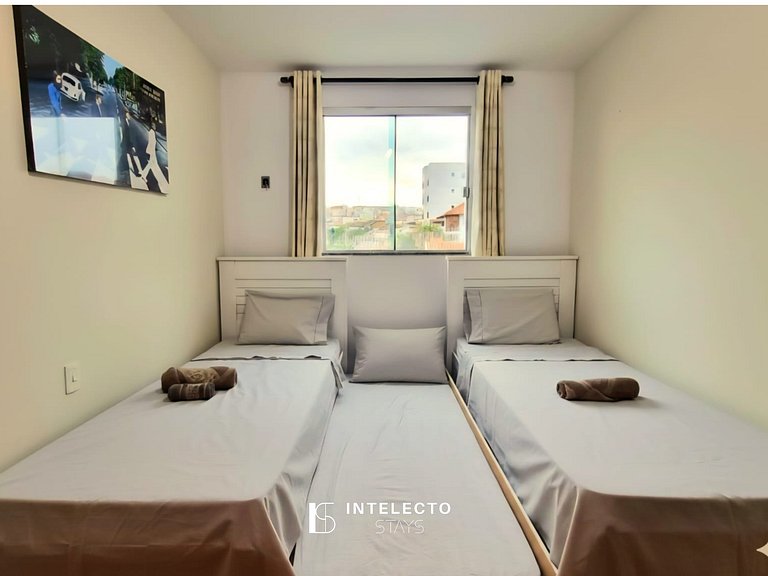 Apê espaçoso, a poucos minutos do centro