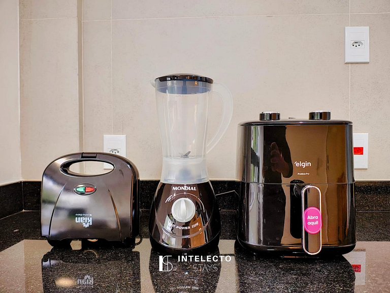 Apê 403•Central, Jacuzzi, Academia, Sala de jogos