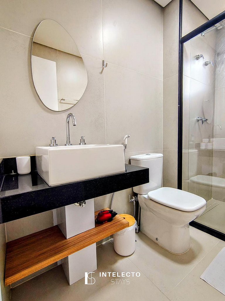 Apê 403•Central, Jacuzzi, Academia, Sala de jogos