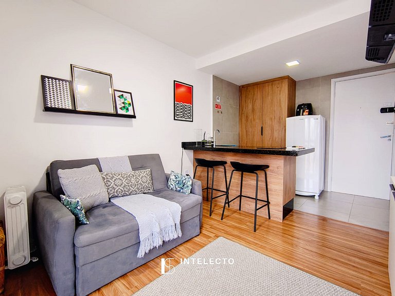 Ap 317 •Central, Piscina, Academia, A/C, Vista Top