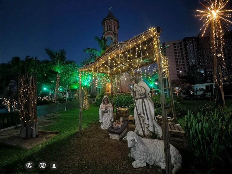 202 Luxo no Centro, Churrasq.A/C.Rooftop