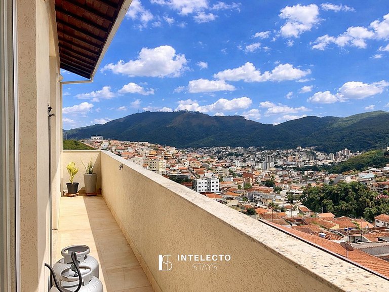 Casa Charmosa - Vista Incrível c/ Churrasqueira