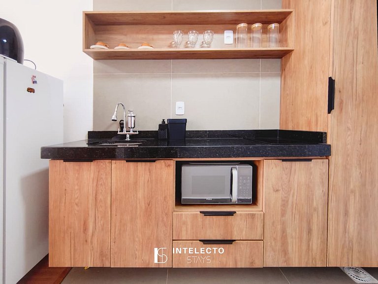 Apê 64 •Central, Jacuzzi, Academia, A/C, Vista Top