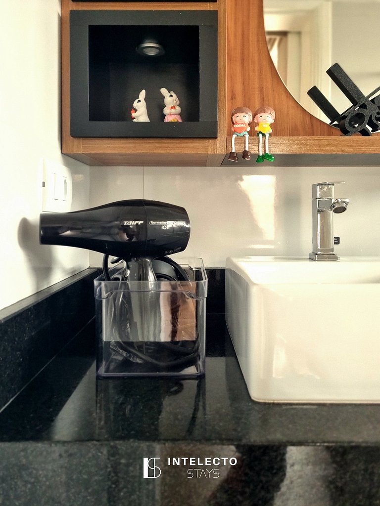 Apê aconchegante, à poucos minutos do centro