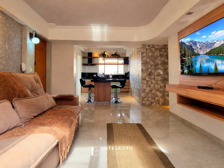 Apê aconchegante, à poucos minutos do centro