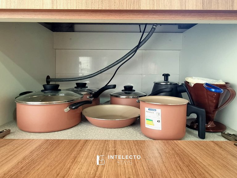 Apê aconchegante, à poucos minutos do centro