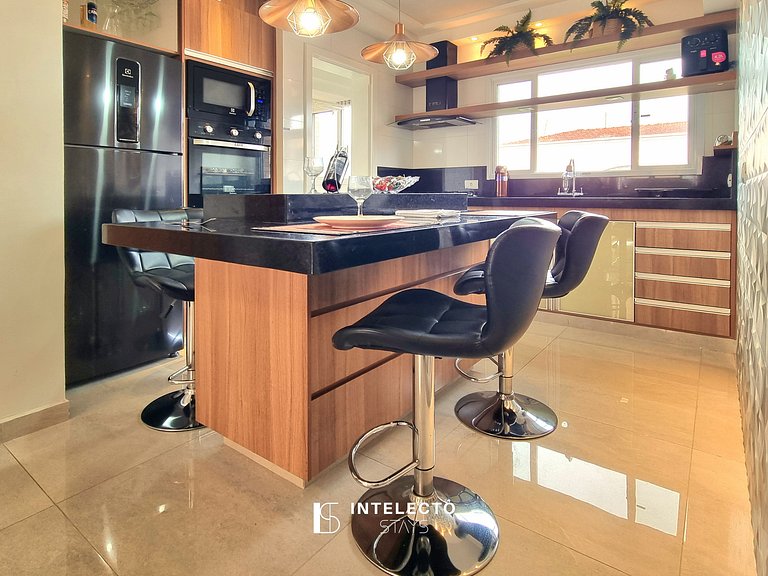 Apê aconchegante, à poucos minutos do centro