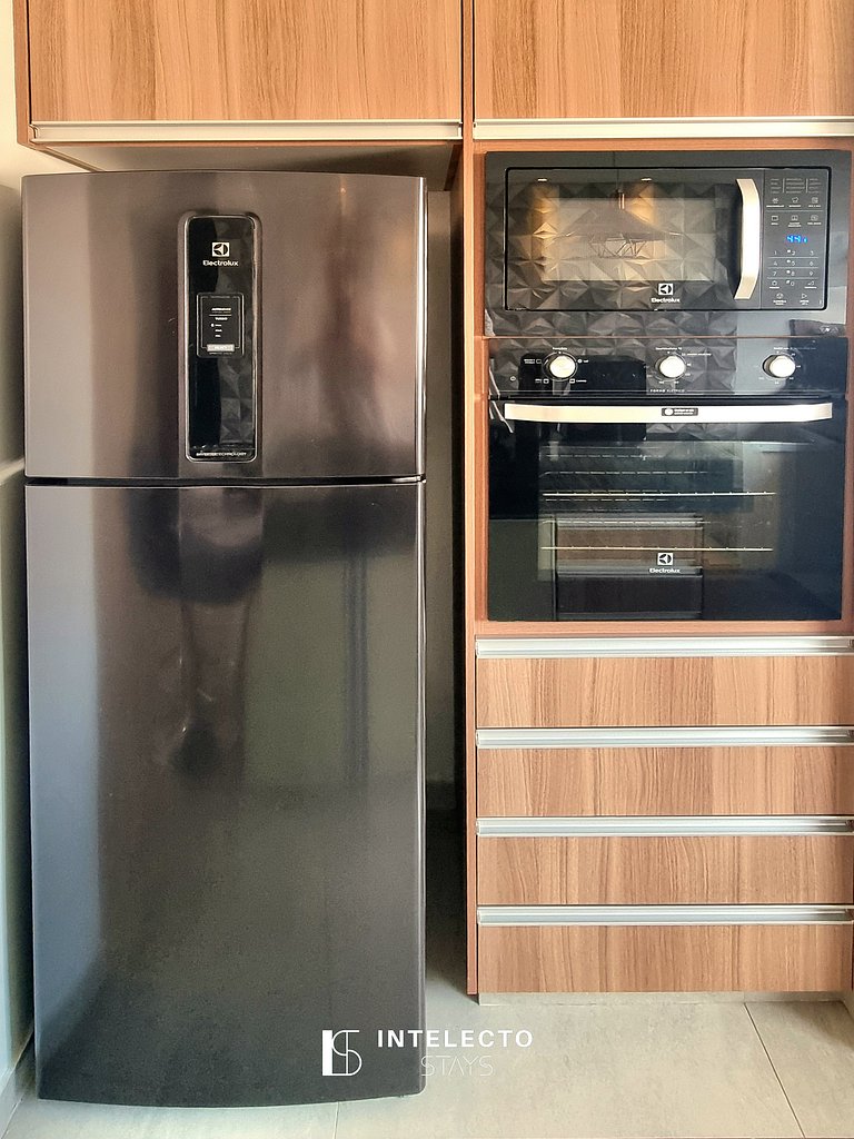 Apê aconchegante, à poucos minutos do centro