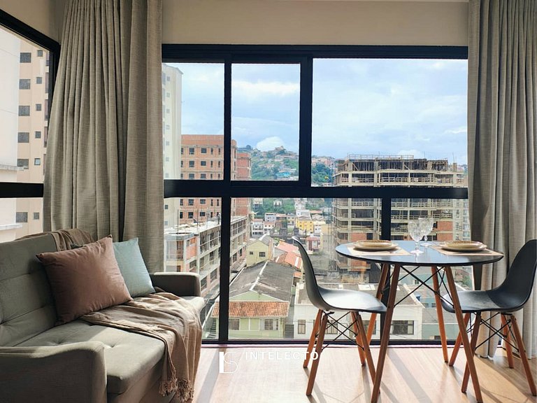 Apê 51 •Central, Jacuzzi, Academia, A/C, Vista Top