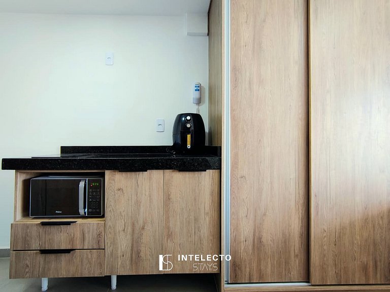 Apê 51 •Central, Jacuzzi, Academia, A/C, Vista Top