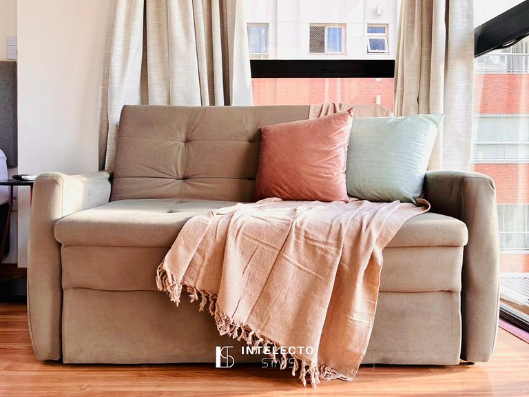 Apê 51 •Central, Jacuzzi, Academia, A/C, Vista Top