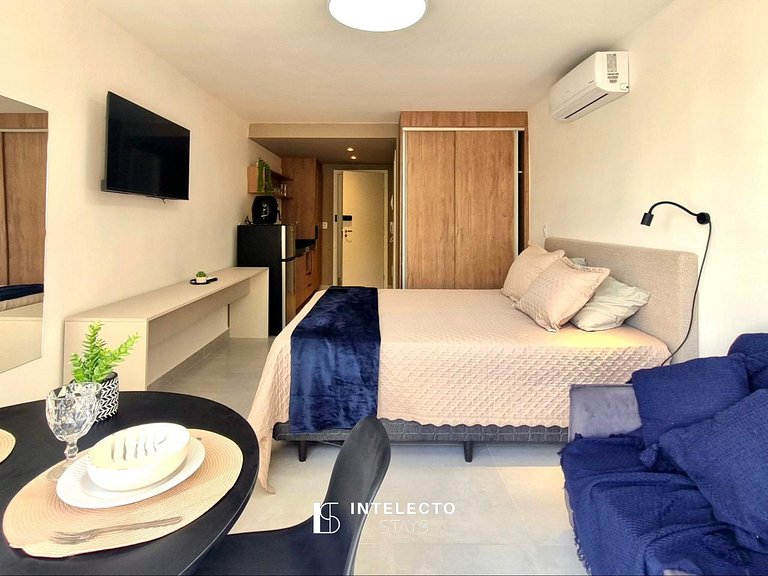 Ap 314 • Central, Piscina, Academia, Ar Cond.