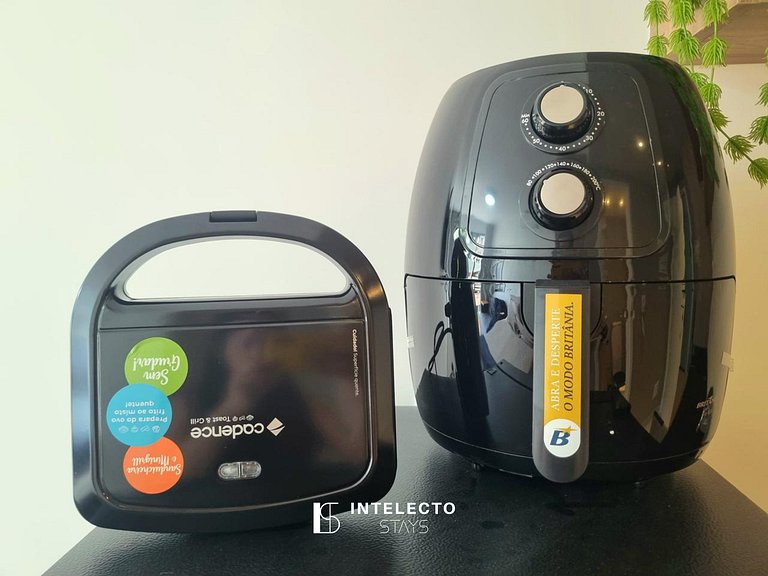 Ap 212 • Central, Pisc, jacuzzi Academia, Ar Cond.