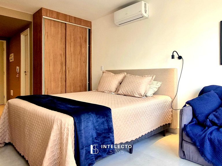 Ap 314 • Central, Piscina, Academia, Ar Cond.