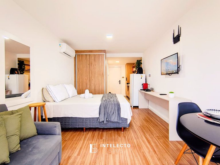 Ap 309 • Central, Piscina, Academia, Ar Cond.