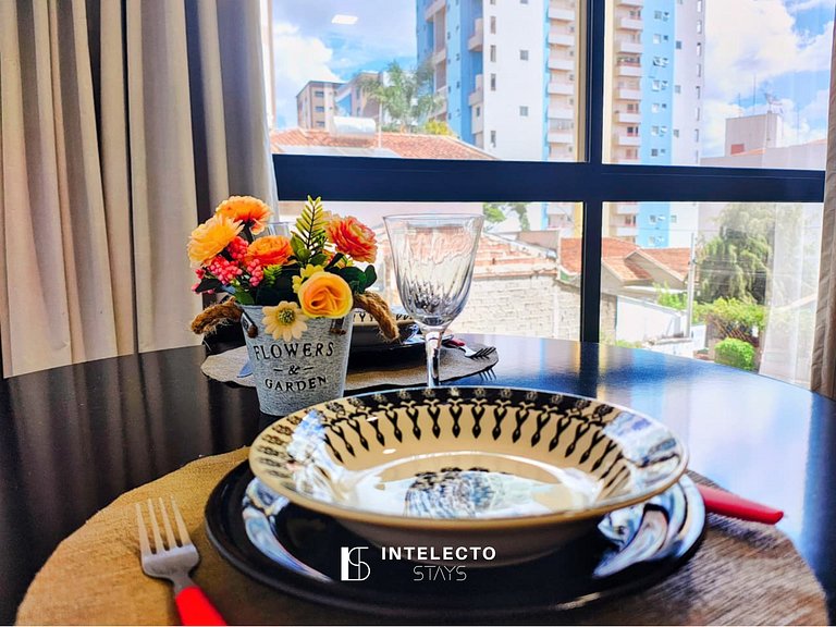 Ap 309• Central, Piscina, Acad, Ar Cond. Jacuzzi