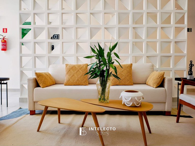 Ap 111 • Central, Piscina, Academia, Ar Cond.