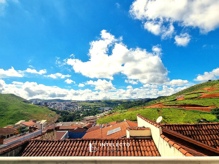 201-3 Quartos, Varanda, Vista Top, perto do Centro