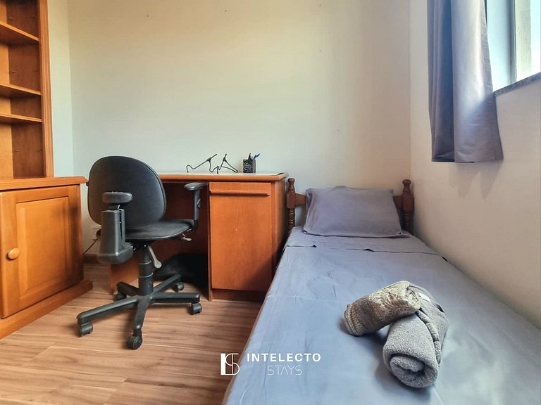 201-3 Quartos, Varanda, Vista Top, perto do Centro