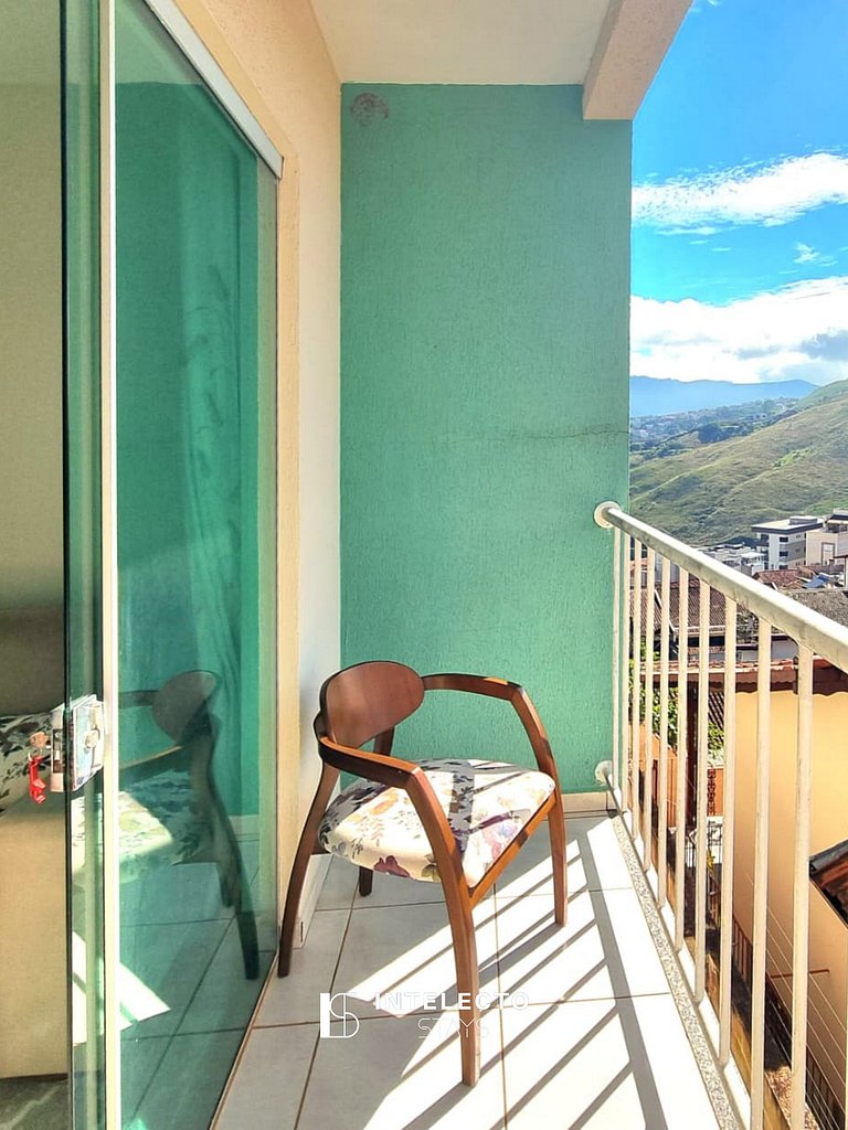 201-3 Quartos, Varanda, Vista Top, perto do Centro