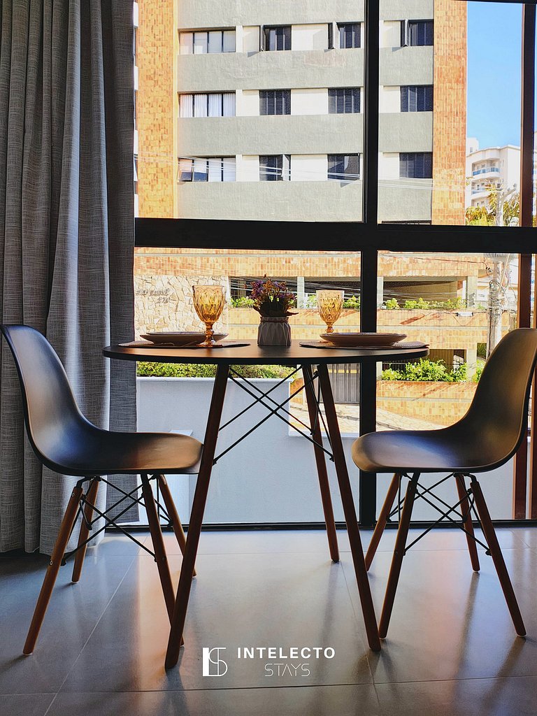 Ap 212 • Central, Pisc, jacuzzi Academia, Ar Cond.