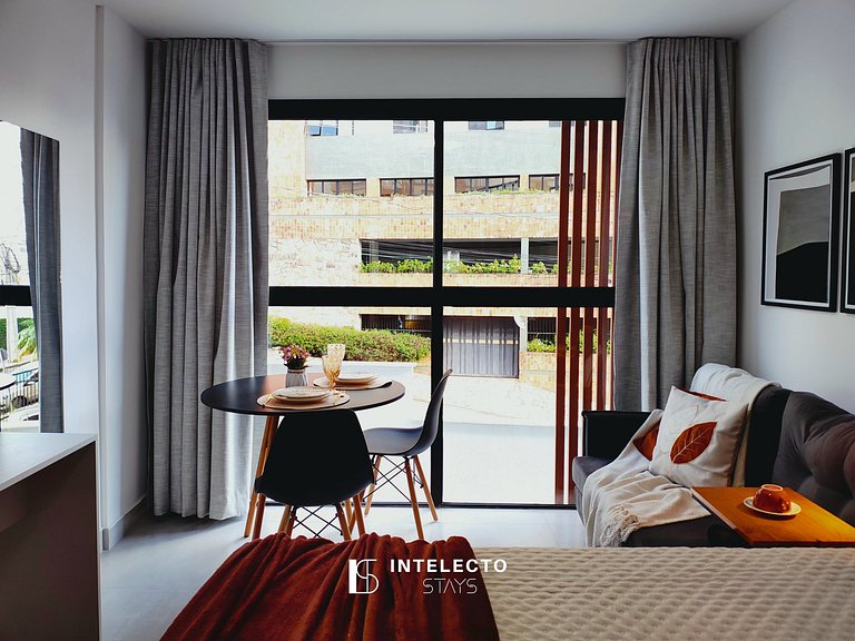 Ap 212 • Central, Pisc, jacuzzi Academia, Ar Cond.