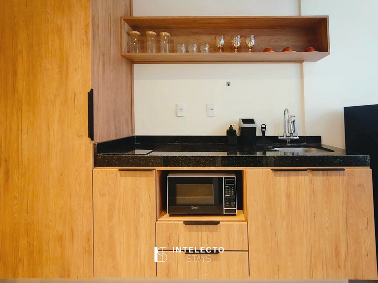 Ap 212 • Central, Pisc, jacuzzi Academia, Ar Cond.