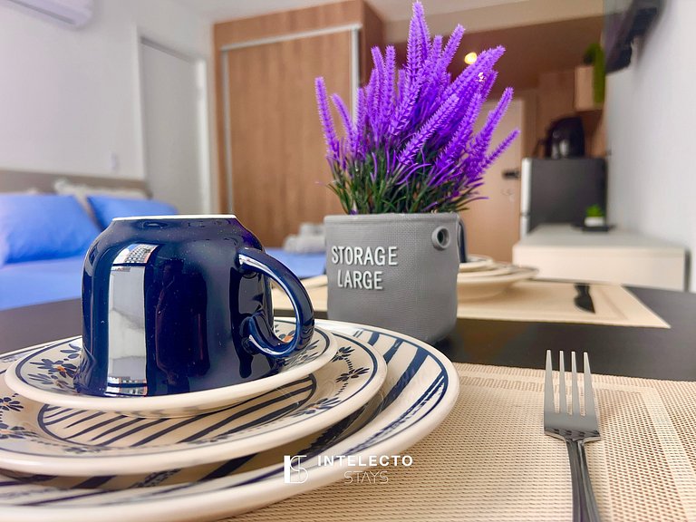 Ap 110• Central, Piscina, Academia, Ar Cond.