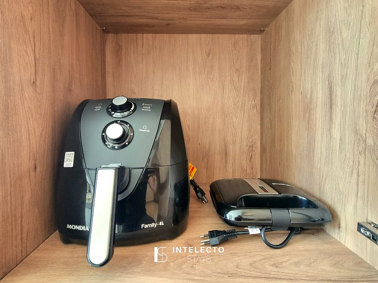 Ap 101 • Central, Piscina, Academia, Ar Cond.