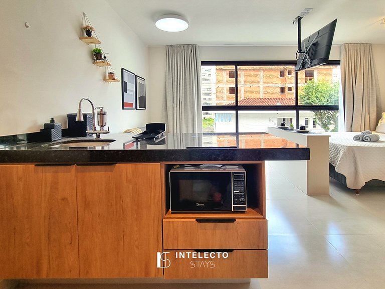 Ap 101 • Central, Piscina, Academia, Ar Cond.