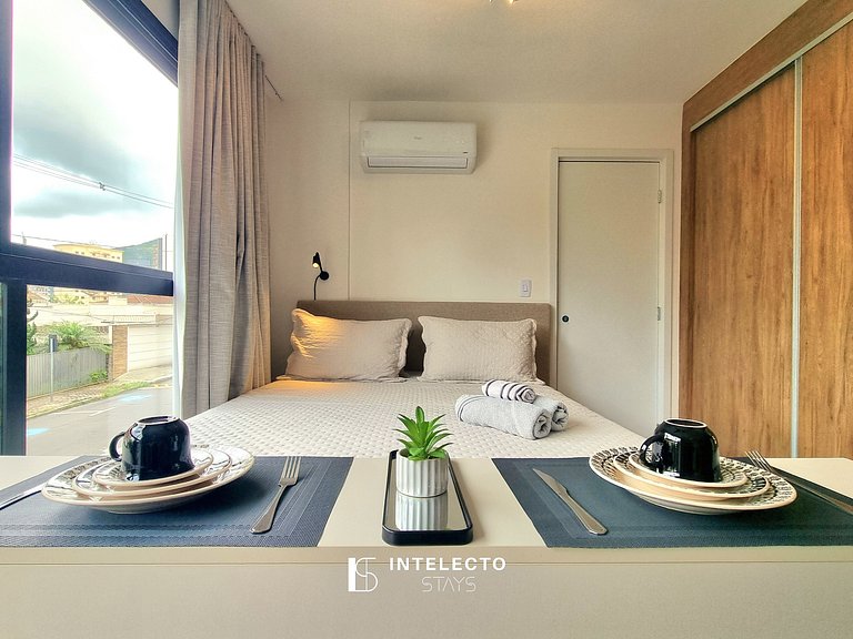 Ap 101 • Central, Piscina, Academia, Ar Cond.