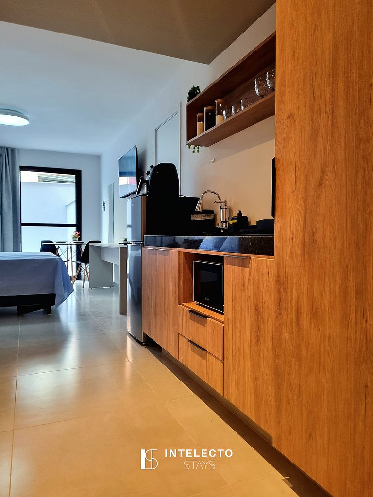 Ap 111 • Central,Pisc, Academia, Ar Cond e Quintal