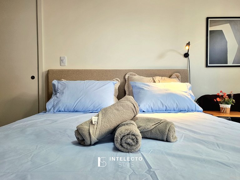 Ap 111 • Central,Pisc, Academia, Ar Cond e Quintal