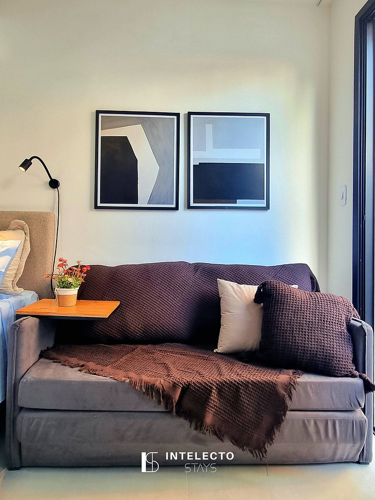 Ap 111 • Central,Pisc, Academia, Ar Cond e Quintal