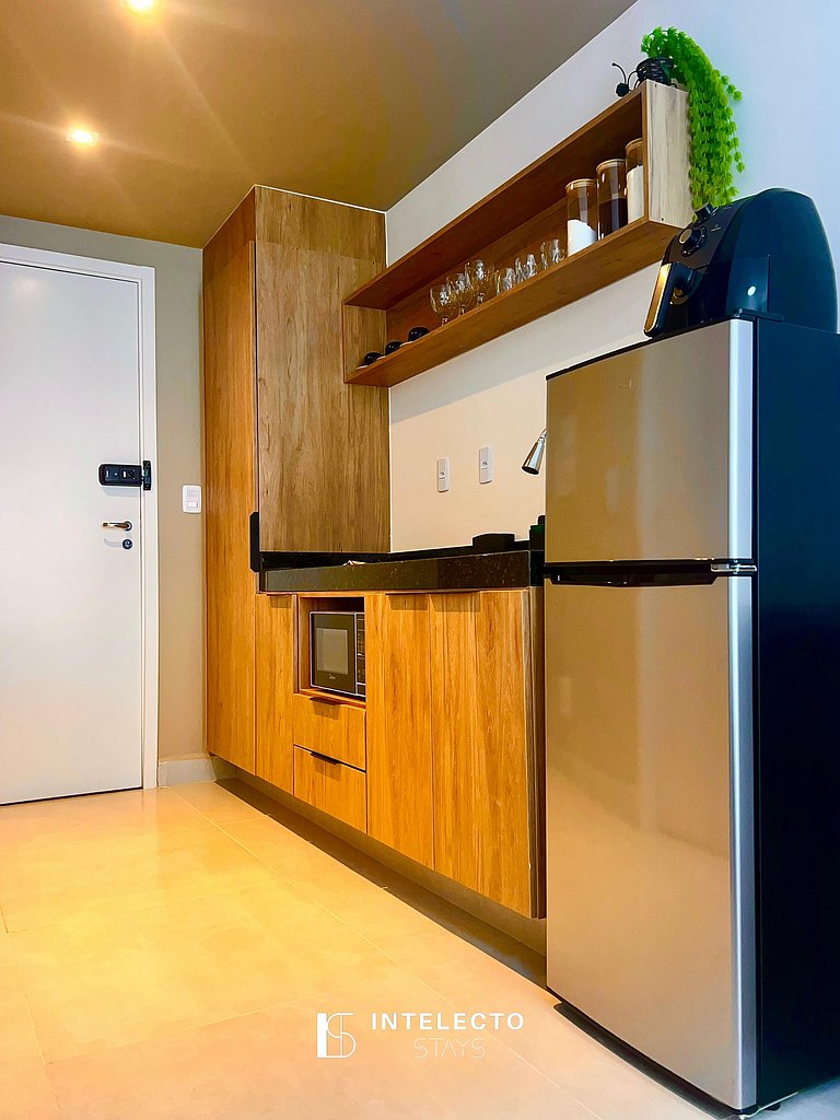 Ap 110• Central, Pisc, Academia, Ar Cond e Quintal